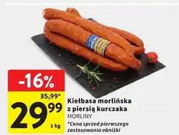 Intermarche Kiełbasa morlińska z piersią kurczaka MORLINY oferta
