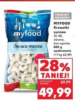 Kaufland Krewetki surowe obrane, bez ogonka oferta