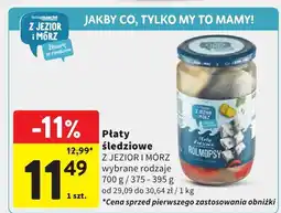 Intermarche Płaty śledziowe Z JEZIOR I MÓRZ oferta