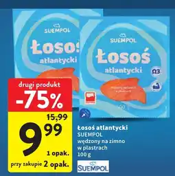 Intermarche Łosoś atlantycki wędzony na zimno w plastrach SUEMPOL oferta