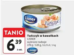 Intermarche Tuńczyk w kawałkach LISNER oferta