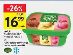 Intermarche Lody ZIELONA BUDKA wybrane rodzaje oferta