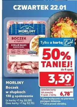 Kaufland Boczek w słupkach oferta