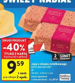 Intermarche Jaja z chowu ściółkowego KOTLINA NATURY M oferta