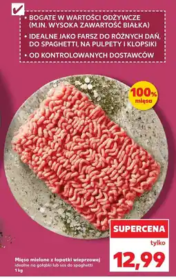 Kaufland Mięso mielone z łopatki wieprzowej oferta