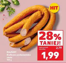 Kaufland Kiełbasa podwawelska złota oferta