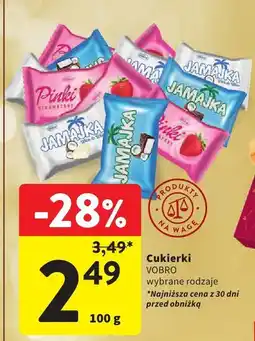 Intermarche Cukierki VOBRO wybrane rodzaje oferta