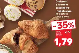 Kaufland Croissant z kremem orzechowo-nugatowym oferta