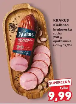 Kaufland Kiełbasa krakowska sucha oferta