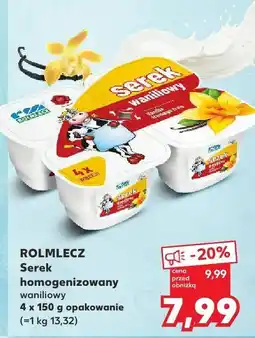 Kaufland Serek homogenizowany waniliowy oferta