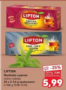 Kaufland Herbata czarna różne rodzaje oferta