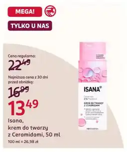 Rossmann Isana, krem do twarzy z Ceramidami oferta