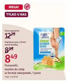 Rossmann Fusswohl, maska do stóp w formie skarpetek oferta