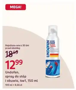 Rossmann Undofen, spray do stóp i obuwia, 4w1 oferta