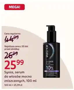 Rossmann Syoss, serum do włosów mocno zniszczonych oferta
