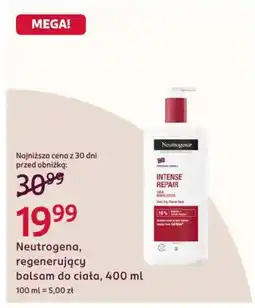 Rossmann Neutrogena, regenerujący balsam do ciała oferta