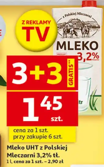 Mleko UHT z Polskiej Mleczarni 3,2%