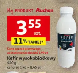 Auchan Kefir wysokobiałkowy Auchan oferta