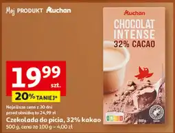 Auchan Czekolada do picia Auchan, 32% kakao oferta