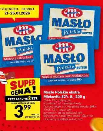 Twój Market Masło Polskie ekstra Mlekovita 82% oferta