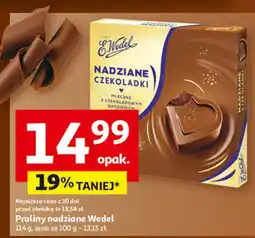 Auchan Praliny nadziane Wedel mleczne i czekoladki z czekolady z nadzieniem oferta