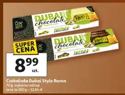 Auchan Czekolada Dubai Style Lindt, wybrane rodzaje oferta