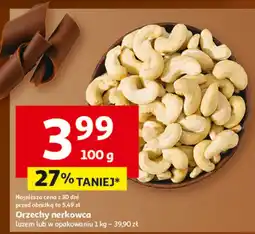 Auchan Orzechy nerkowca luzem oferta