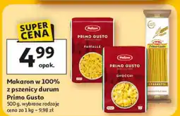Auchan Makaron w 100% z pszenicy durum Primo Gusto, wybrane rodzaje oferta