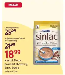 Rossmann Nestlé Sinlac, produkt zbożowy, 6m+ oferta