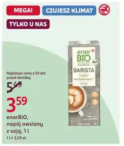 Rossmann enerBIO, napój owsiany z soją oferta