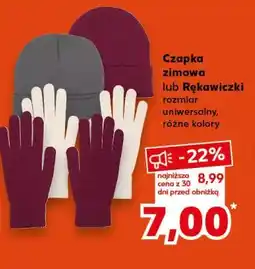 Kaufland Czapka zimowa lub Rękawiczki (uniwersalne rozmiary, różne kolory) oferta
