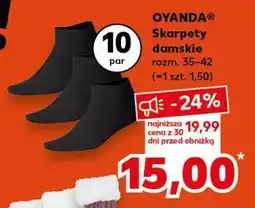 Kaufland OYANDA Skarpety damskie (10 par, różne kolory) oferta