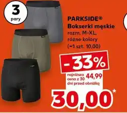 Kaufland PARKSIDE Bokserki męskie (3 pary, rozm. M-XL, różne kolory) oferta