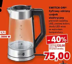 Kaufland SWITCH ON Cyfrowy szklany czajnik elektryczny oferta