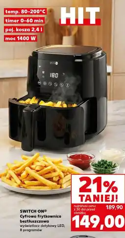 Kaufland SWITCH ON Cyfrowa frytkownica beztłuszczowa oferta
