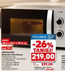 Kaufland SWITCH ON Kuchenka mikrofalowa oferta