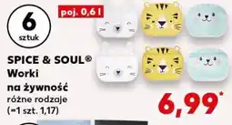 Kaufland SPICE & SOUL Worki na żywność - 6 szt. (poj. 0,61) oferta