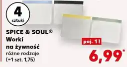 Kaufland SPICE & SOUL Worki na żywność - 4 szt. (poj. 1,75) oferta