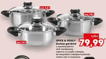 SPICE & SOUL Zestaw garnków