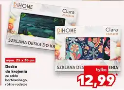 Kaufland DIHOME Deska do krojenia szklana, 25 x 35 cm, różne rodzaje oferta