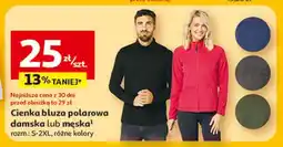 Auchan Cienka bluza polarowa damska lub męska oferta