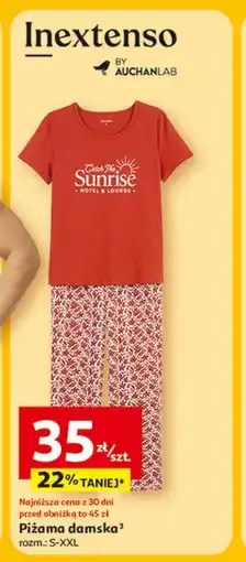 Auchan Piżama damska Inextenso oferta