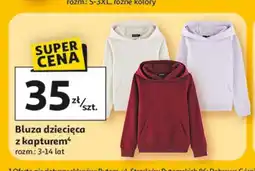 Auchan Bluza dziecięca z kapturem oferta