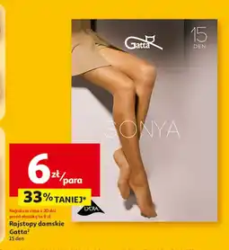 Auchan Rajstopy damskie Gatta SONYA 15 DEN oferta