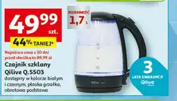 Auchan Czajnik szklany Qilive Q.5503 oferta