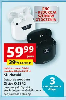 Auchan Słuchawki bezprzewodowe Qilive Q.1342 oferta