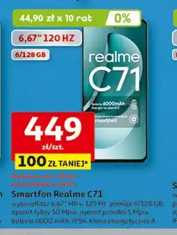 Auchan Smartfon Realme C71 6/128 GB oferta
