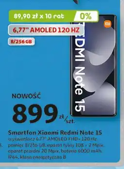 Auchan Smartfon Xiaomi Redmi Note 15 8/256 GB oferta