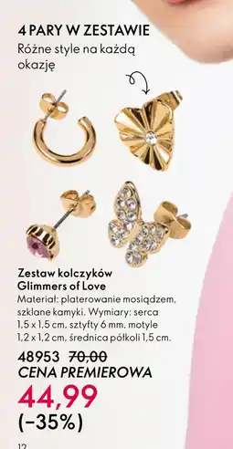 Oriflame Zestaw kolczyków oferta