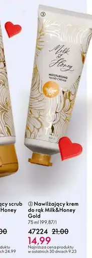 Oriflame Scrub do rąk Milk&Honey oferta